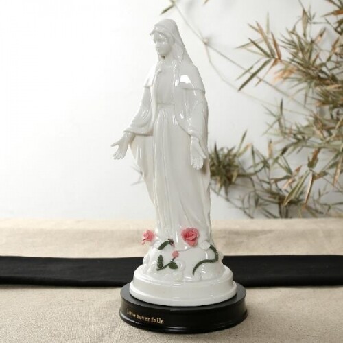성당 가톨릭 성모 마리아 세라믹 여신 조각상 장식 소품