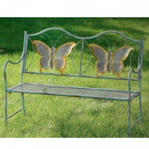 북유럽 나비 조경 정원 스탠드 원예 벤치 공원 의자 선반