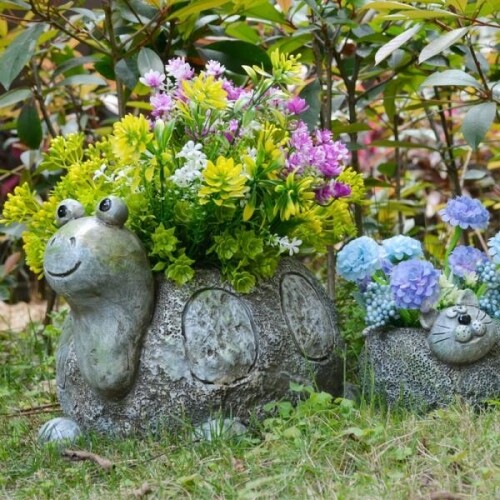 북유럽 정원 동물 양 거북이 화단 어린이집 유치원 화분 조각상