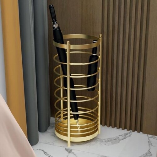 북유럽 럭셔리 호텔 로비 현관 인테리어 우산꽂이 우산버킷 장식