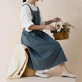 귀여운 일본 모던 감성 홈 주방 방수 앞치마 유니폼