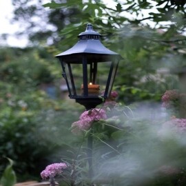 북유럽 빈티지 정원 가로등 램프 원예 캔들홀더 촛대