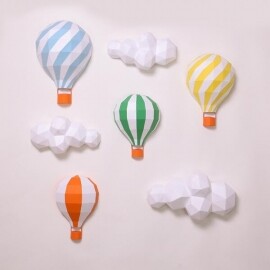 3D 풍선 입체 벽 장식 인테리어 입체 DIY 장식소품 자녀방 장식품