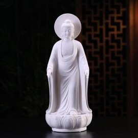 석가모니 부처님 불상 거실 종교 불교 인테리어 세라믹 장식 조각상