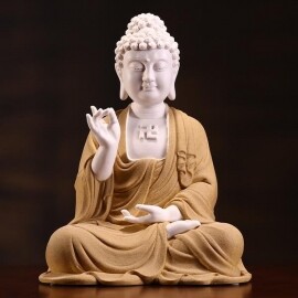 불교용품 부처님 석가모니 여래 불상 세라믹 조각상 선물