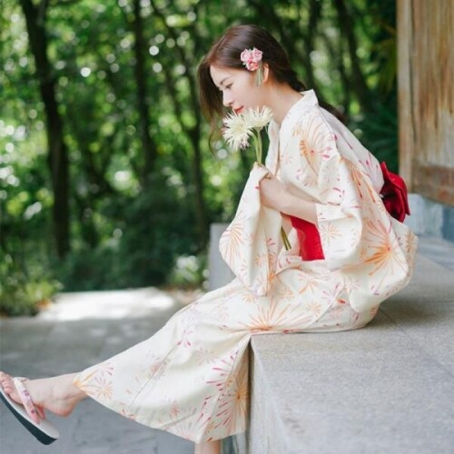 일본 전통의상 이벤트 소품 유카타 기모노 원피스 드레스