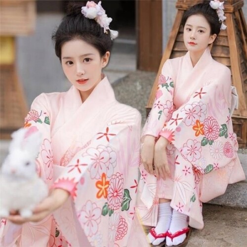 일본 전통 코스프레 이벤트 파티 드레스 기모노 유카타
