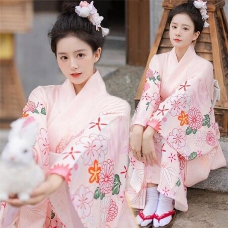일본 전통 코스프레 이벤트 파티 드레스 기모노 유카타