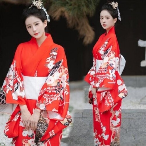 일본 공연 무대의상 행사 기모노 유카타 드레스 원피스