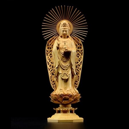 회양목 불교 장식 선물 법당 조각상 종교 용품 석가모니