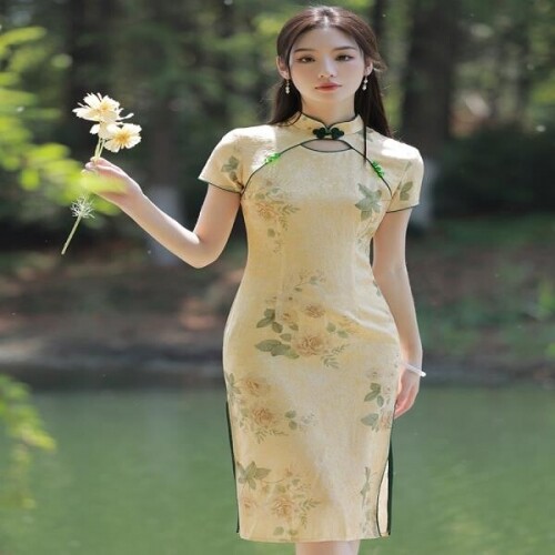 중국 차이나 드레스 파티복 셀프웨딩 치파오 기념일