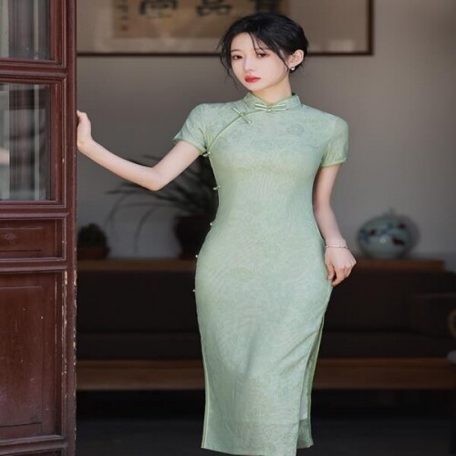 치파오 중국 차이나 드레스 파티복 연회 원피스 행사 무대의상