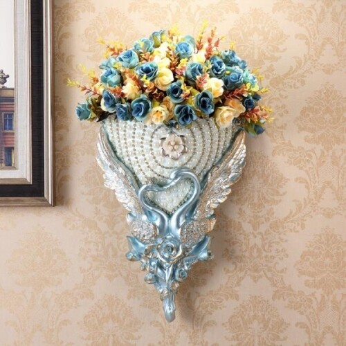 유럽 앤틱 럭셔리 장식 꽃병 꽃다발 매장 로비 거실 장식품