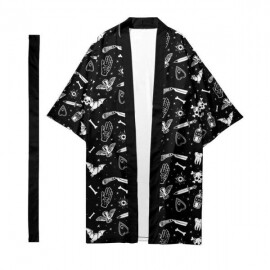 일본 기모노 셔츠 침착맨 커플 잠옷 롱 가디건 유카타