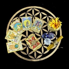 타로 카드 운세 점성술 덮개 식탁보 벨벳 테이블보 트럼프
