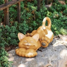 북유럽 동물 고양이 정원 조경 원예 전원주택 조각상