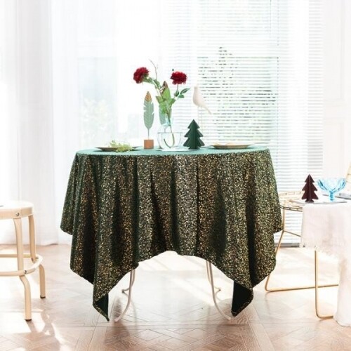 북유럽 럭셔리 식탁보 웨딩 예쁜 원형 테이블 커버