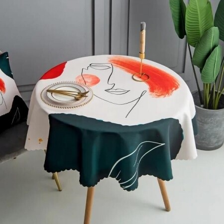 북유럽 모던 식탁보 테이블 덮개 커버 인테리어 소품