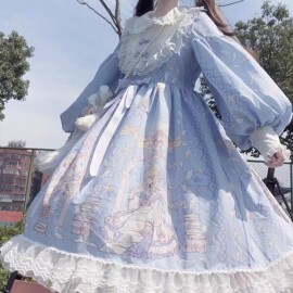 일본 귀여운 할로윈 코스프레 무대의상 드레스 파티복