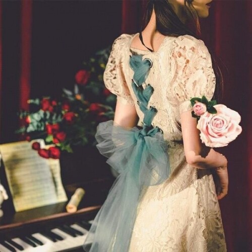 프랑스 셀프 스몰 웨딩 결혼 드레스 파티복 할로윈 코스프레 무대의상