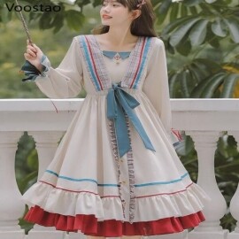 일본 할로윈 무대의상 파티 경성 빈티지 드레스 원피스