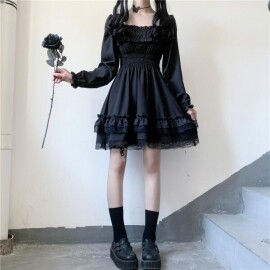 일본 귀여운 고딕 할로윈 파티 이벤트 드레스 원피스 스커트