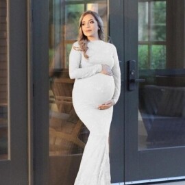 웨딩 만삭 출산 임신부 사진 촬영 원피스 드레스 의상