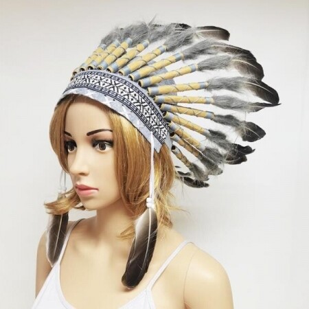인디언 할로윈 파티 머리 장식 이벤트 모자 축제 파티용품