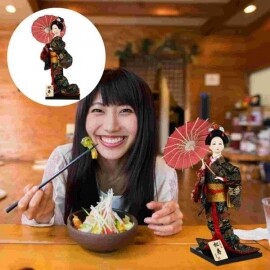 일본 게이샤 인형 일식집 인테리어 인형 조각상 선물 매장