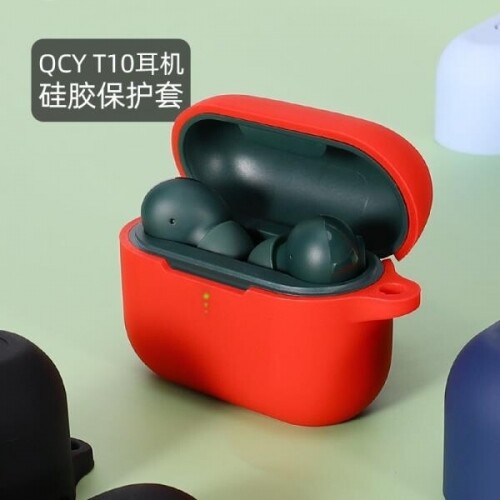 체리 QCY T10 심플 컬러 실리콘 이어폰 케이스