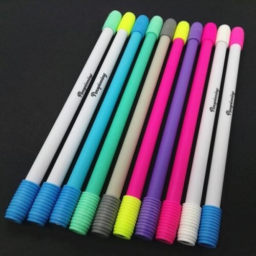 체리 컬러 포인트 초심자용 펜돌리기 전용 스틱 펜