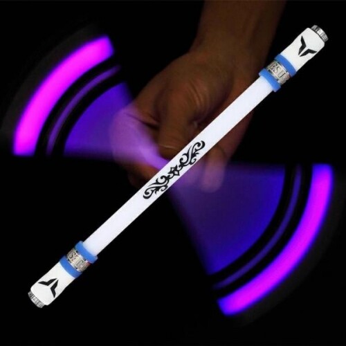 체리 다채로운 컬러 LED 접이식 펜돌리기 스틱 펜