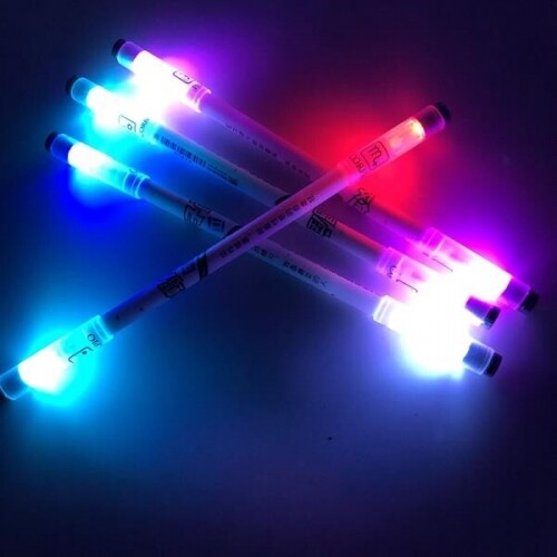 체리 빛나는 LED 별자리 디자인 펜돌리기 펜
