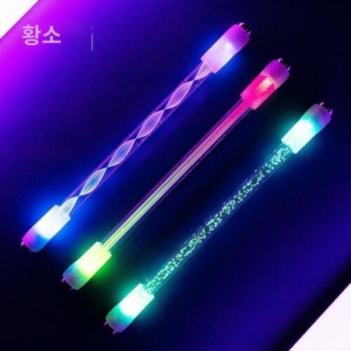 luminous 다채로운 아크릴 고투명 터닝 펜돌리기