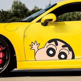 창조적이며 귀여운 애니메이션 자동차 스티커