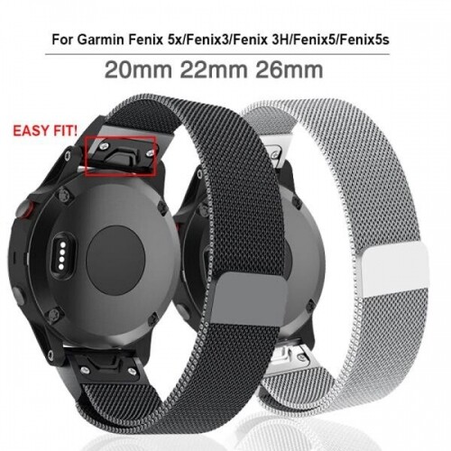 Garmin Fenix Quick Fit 26/22/20MM Watchband Strap