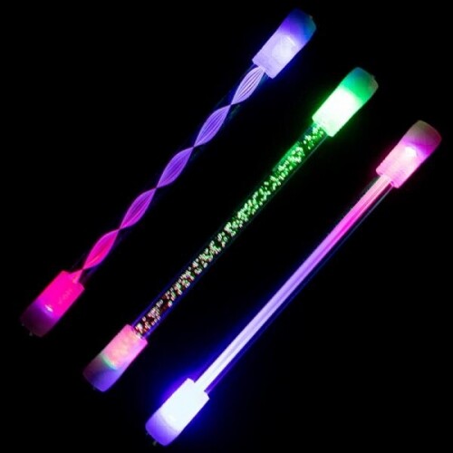 다채로운 발광 아크릴 고투명  회전 펜돌리기