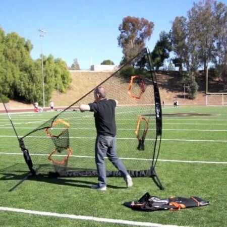 미식축구 럭비 던지기 연습 네트 쿼터백 패스 훈련 장비