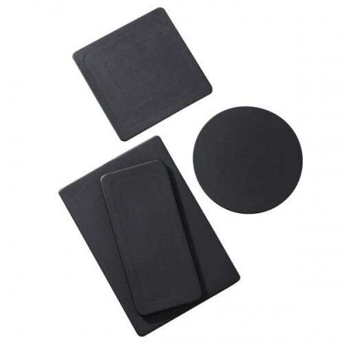 블랙 플레이팅 접시 8 10인치 골드라인 카페 식기류 도자기 세라믹 주방용품
