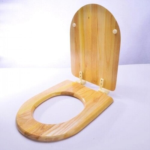 욕실용품 변기커버 심플 원목 디자인 무소음 양변기 특대형 뚜껑 덮개