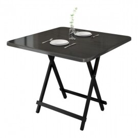 접이식 테이블 심플 식탁주방 4인용 간이식탁 책상 스툴 등받이의자 의자세트