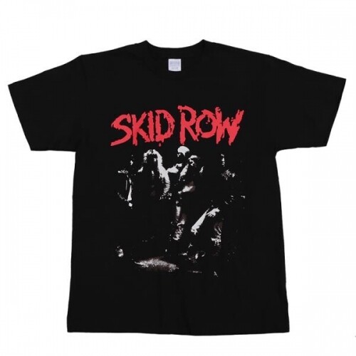 SKIDROW 스키드로우 락밴드 반팔 티셔츠 남자 여자 공용 프린팅
