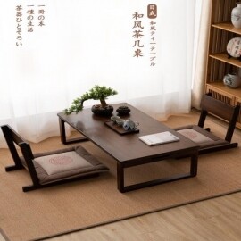 접이식 원목 테이블 커피 작은 좌식 좌탁 혼밥 식탁 로우 티테이블