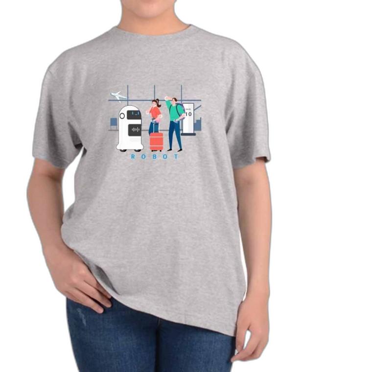 디자인티셔츠 아토 미래생활 인공지능 로보트 15 티셔츠