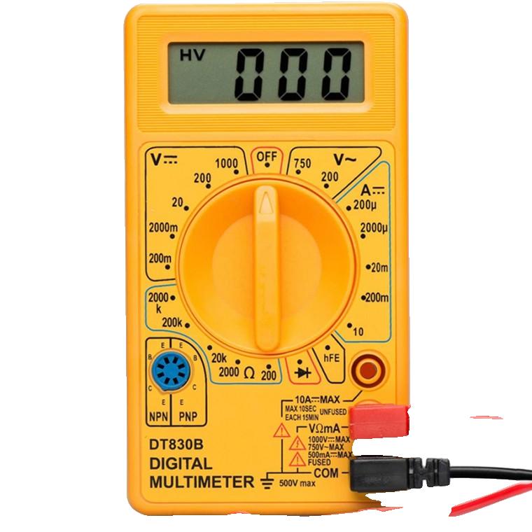 디지털 멀티미터 전압 전기 멀티 테스터기 측정기 DT830B
