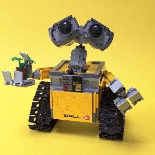 스타워즈 월리 로봇 귀여운 장난감 조립 블록 장식