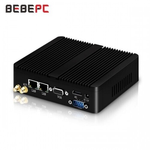 BEBEPC 팬리스 미니PC 듀얼 LAN  산업용 미니 컴퓨터