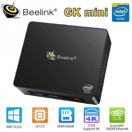 Beelink GK 미니 인텔 셀러론 J4125 쿼드 코어 미니PC