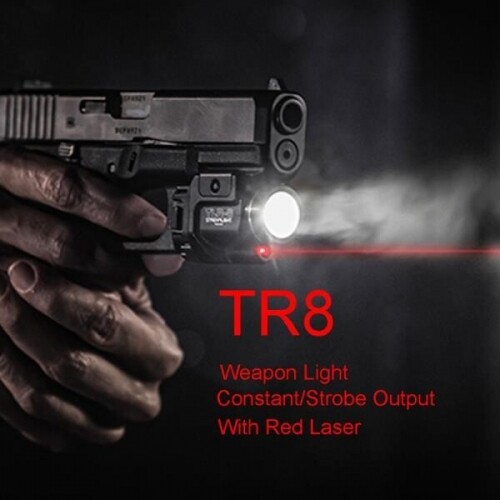 TLR 전술 풀 사이즈 LED 무기 조명 레드 레이저 사이트, 권총 사냥 글록 17 19 SIG CZ 레이저 손전등
