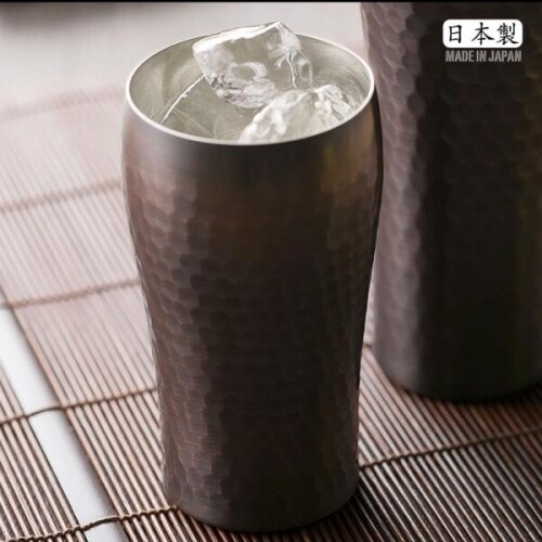일본 수입 명품 금속 주석잔 맥주 위스키 다용도 시원한 음료 컵 잔